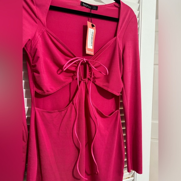 Pink body con cut out dress - Picture 2 of 3